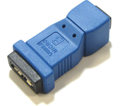Adaptador USB 3.0 a USB 2.0 (MicroUSB AB Hembra a MiniUSB A Hembra) - BeMatik