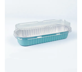 50 Pcs  Tin Foil Box Oven Air Fryer Tin Carton Food Barbecue and Baking Aluminum Foil Plate Household Cake Mold