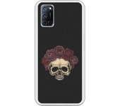 Funda compatible con Oppo A52/A72/A92 - tatoo calavera mexicana dotwork