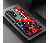 Matte Case For Samsung A52 A53 A12 A13 A14 A21s A22 A24 4G A32 A34 A54 A53 A70 A72 A73 5G Phone Cover Marvel Spider Man