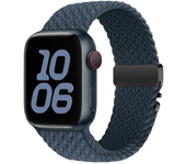 Braided Strap For Apple Watch Band 44mm 40mm 45mm 49mm 41mm 38 buckle Bracelet  iWatch Series se 7 6 8 9 10 Ultra2 Magnetic Band