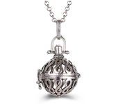 Mexico Chime Music Angel Ball Caller Locket Necklace Vintage Pregnancy Necklace Aromatherapy Essential Oil Diffuser Accessories