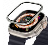 Tempered Glass For Apple Watch Ultra 49mm Accessories Metal Bumper Screen Protector Anti-Scratch HD Full Film iWatch Ultra 49 mm