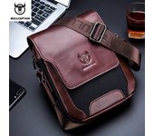 BULLCAPTAIN Man Messenger Bag Men Genuine Leather Shoulder Bags Business Crossbody Casual Bag Famous Brand Male Handbag Bags