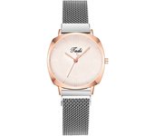 Reloj para mujer con estilo elegante y moderno, correa magnética, movimiento de cuarzo, un reloj moderno y sofisticado para la mujer