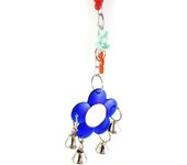 Verde Ringer Bells Espejo de Juguete para Loros Medianos a Pequeños