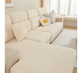 Sofa cushion cover, fleece jacquard sofa cover, all-season universal pet anti dirt, convenient installation 1/2/3/4/L PC