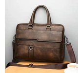 Luxury Brand Business Briefcase Men Leather Handbag For Man Messenger Shoulder Bag Office A4 Laptop Crossbody Bag MaleTote Bags
