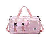 Bolso de hombro individual impermeable para deportes al aire libre, natación, yoga, bolso bandolera grande con bolsa para zapatos