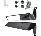 For KYMCO Downtown 300 300i 350i 200i Xciting 250 400 Motorcycle CNC rearview mirror fixed wing