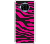 Funda compatible con Xiaomi Mi 10T Lite - Animal Print Zebra Negro Rosa