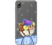 Tumundosmartphone Funda Gel Transparente para Huawei Y5 2019 diseño Cabra Dibujos