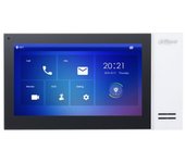 (DHI-VTH2421FW-P) DAHUA MONITOR INTERIOR 7" DE SUPERFICIE PARA VIDEOPORTERO IP POE SD 6E 1S ALARMA BLANCO