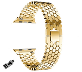 Stainless Steel Watch Band Strap for Apple Watch 9 8 Ultra 2 49mm 7 41 45mm 6 SE 5 4 40 44 Wristband for iwatch 38 42 baracelet