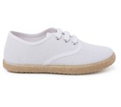 Pisamonas zapatillas lino cordones suela alpargata
