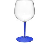 MONOUSO | Copa Reutilizable Durable TT Pie Azul para Gin Tonic 580ml (1 Ud)