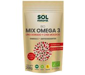 Mix Omega-3 Lino y Chia Sin Gluten Bio Vegan 200g Solnatural