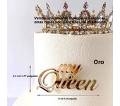 1/3/5 pcs Queen Princess Happy Birthday Acrylic Cake Topper Insert Queen Acrylic Cake Decoration Side Wedding Party Ornaments