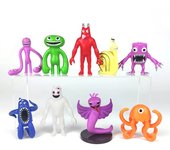 9pcs/set Garten of Banban Action Figure Toys PVC Game Nabnab Hunter Tim Silent Steve Plushies Dolls Children Birthday Gifts