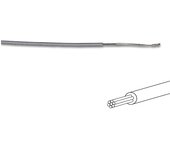 Cable Eléctrico Multifilar Velleman Gris 1.4mm ø 0.2mm² - 100m en Rollo