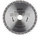 Disco de sierra circular ct, 30 dientes ø210mm 6737000 wolfcraft