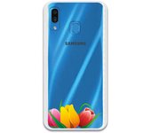 Funda compatible con Samsung Galaxy A30 - Tulipanes