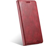 SUTENI Leather Wallet Flip Cover Mobile Phone Case Card Holder For iPhone 16 15 14 13 12 11 Pro Max Plus Mini SE3 XS XR