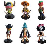 6pcs/set Anime One Piece Figure Action PVC Model Luffy New Action Collectible Decorations Doll Children Toys For birthday Gift