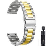 20mm 22mm Stainless Steel Band For Amazfit GTS/4/2/2e/3/GTS2 Mini/GTR 47mm/GTR 4 3 2 Pro Metal Watch Bracelet bip 3 3Pro 5 Strap