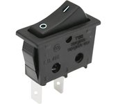 Interruptor Faston 11.400.C/NS unipolar Tipo conmutador Electro DH Color Negro 8430552016310