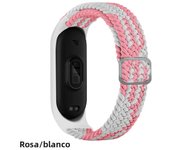 Bracelet for Mi band 7 Strap Elastic adjustable Nylon Braided Miband4 miband 5 correa Wristband xiaomi Mi band 3 5 4 6 strap