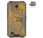 Tumundosmartphone Funda Gel Transparente para Ulefone Armor X6 diseño Hojas Dibujos