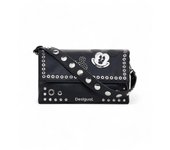 Desigual | Mujer | Bolso bandolera Mickey Mouse negro