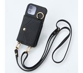 Leather Phone Case for Samsung GalaxyA52 A52S A53 A54 A72 A73 A91 M01core M13 Anti-Drop with Long Lanyard and Mirror Phone Cover