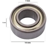 10/20/40Pcs Ball Bearings 608ZZ 687ZZ 623ZZ 626ZZ 688ZZ 625ZZ 685ZZ 607ZZ Deep Groove Miniature Bearings for Skateboard Scooter
