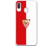 Funda original compatible con Samsung Galaxy A40 - Sevilla Rojiblanco Escudo Cl