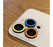 2-3Pcs Luminous At Night Camera Lens Protector Ring For IPhone 16 14 15 Pro Max 12 13Mini Ultra Thin Camera Lens Film Phone