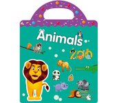 Reusable Jelly Sticker Book for Kids - Early Learning Fun with 2 Sizes & Various Themes
