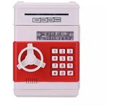 Hucha Electrónica para Niños 3-12 Años Caja Fuerte Niños Hucha Cajero Automatico Hucha con Código Caja de Monedas Banco de Dinero Divertido Caja Fuerte Juguete Regalo para Niños Niñas