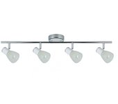 Fabrilamp - Regleta Cholo 4xe14 Blanco/cromo  16x69,5x10 Cm
