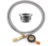 Outdoor Camping Stove Butane Gas Adapter Split Stove Converter Connection Hose Outdoor Cooking Camping Equipment Accessories