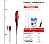 3PCS Composite Nano Luminous Float Body Foot+3PCS Tubes+1 Bag Hooks+1 Float Rest No Tail No CR425 Battery Fishing Tackle Tools