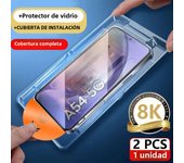1-2PCs 8K Dust Free Installation Screen Protector for Samsung S24 Ultra S23 Plus S22 S20 FE A55 5G A54 A53 A52s A50 A51 Glass