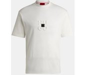HUGO 50535499 DEBOSTAC Camisetas Manga corta Hombre Blanco