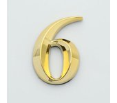 1pc Height 5cm Golden Home Sticker Address Door Label Gold Modern House Number