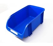 Contenedor Plastiken 30cm Titanium Azul - Organización Fácil