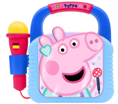 Reproductor MP3 Peppa Pig con microfono y bluetooth 22x23x7 cm (Reig 2347)