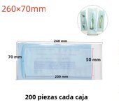 200pcs/bag Self-sealing Sterilization Pouches Bags 5 Sizes S/M/L/XL/2XL Medical-grade Bag Disposable Nail Art Tattoo Accessories