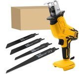 Sierra alternante inalámbrica, 0-3500 SPM, sable eléctrico de velocidad Variable, corte de madera y PVC multifuncional para Batería Dewalt de 21V