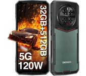 DOOGEE DK10 Movil Irrompible 5G 32GB+512GB, 2.5K AMOLED 6.67" FHD+ 120Hz Cámara Cuádruple 64MP+50MP Smartphone NFC/WiFi6